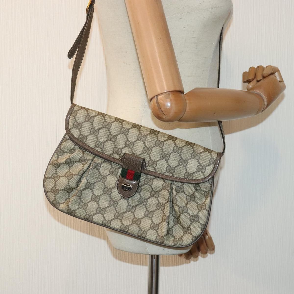 Gucci Gg Canvas Beige Canvas Shoulder Bag (Pre-Owned) Size ONE SIZE - 13 Thumbnail