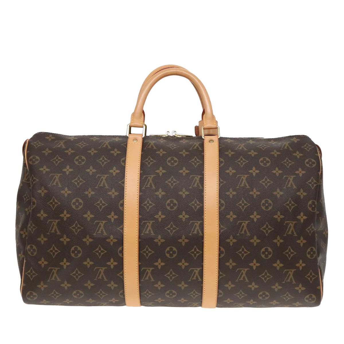 Louis Vuitton Keepall 50 Brown Canvas Travel Bag (Pre-Owned) Size ONE SIZE - 2 Thumbnail