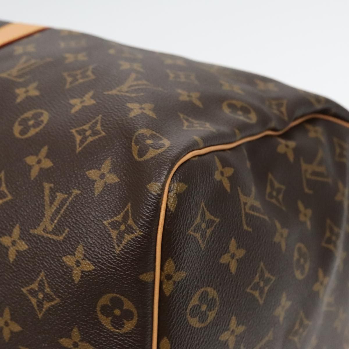 Louis Vuitton Keepall 50 Brown Canvas Travel Bag (Pre-Owned) Size ONE SIZE - 12 Thumbnail