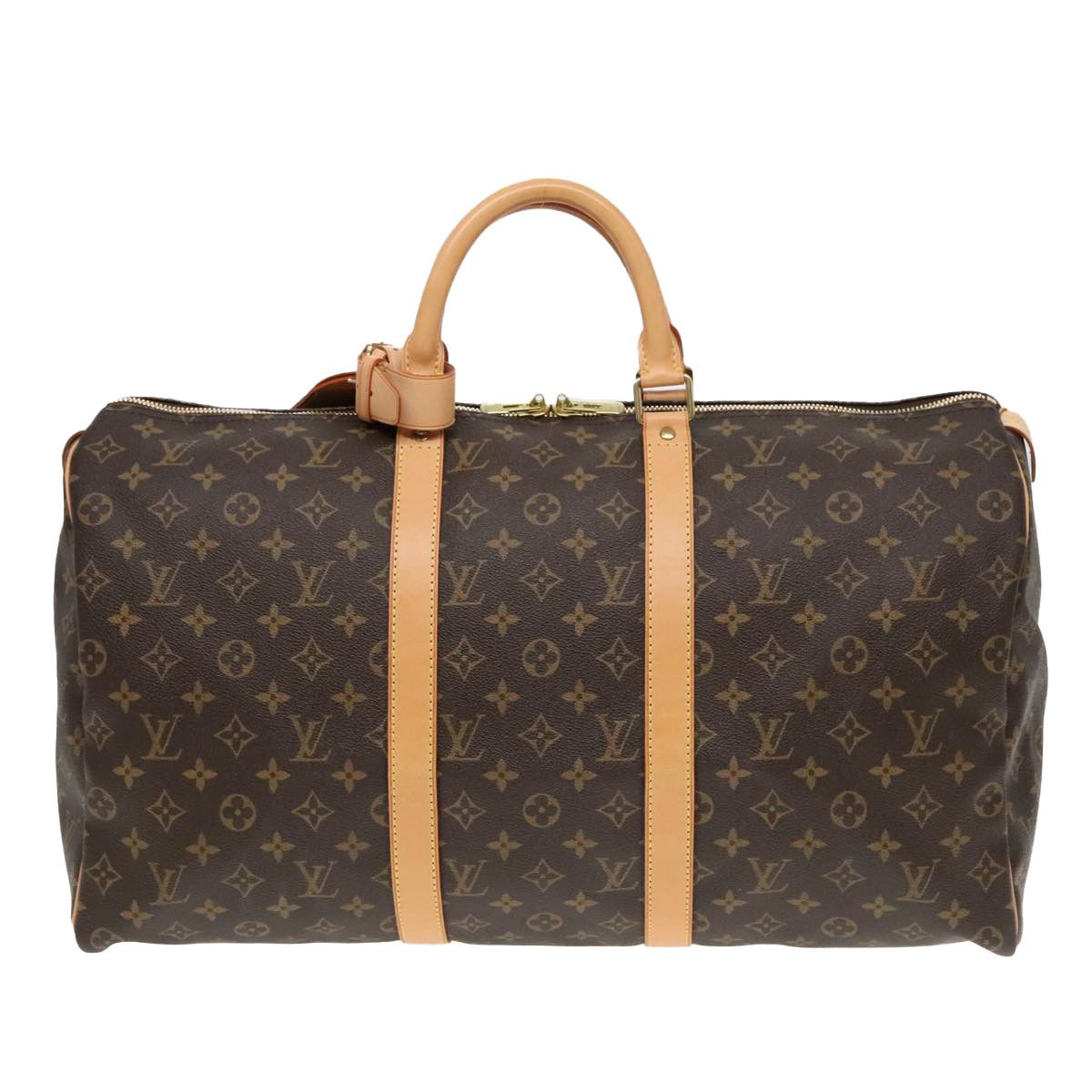 Louis Vuitton Keepall 50 Brown Canvas Travel Bag (Pre-Owned) Size ONE SIZE - 15 Thumbnail