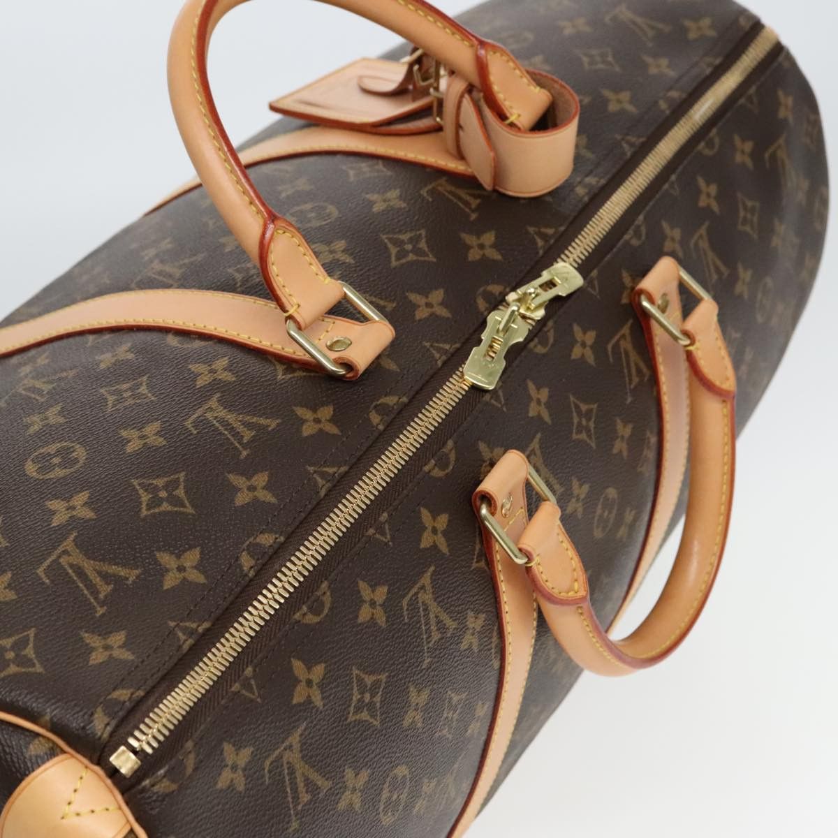 Louis Vuitton Keepall 50 Brown Canvas Travel Bag (Pre-Owned) Size ONE SIZE - 18 Thumbnail