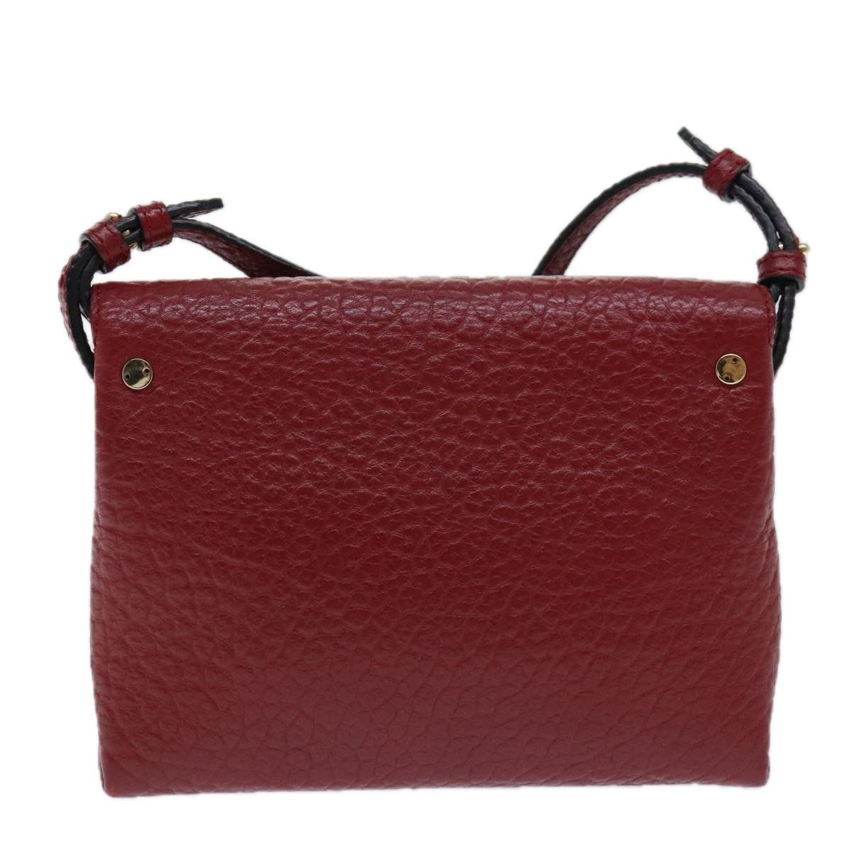 Burberry Red Leather Shoulder Bag (Pre-Owned) Size ONE SIZE - 2 Thumbnail