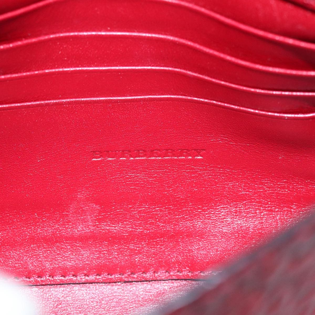 Burberry Red Leather Shoulder Bag (Pre-Owned) Size ONE SIZE - 13 Thumbnail
