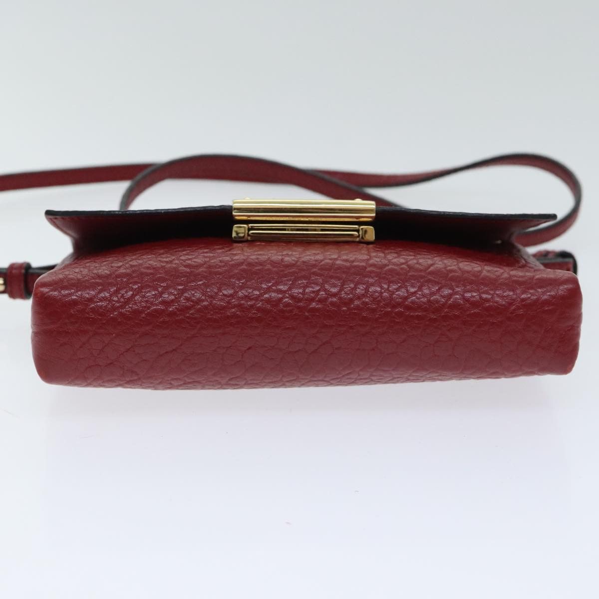 Burberry Red Leather Shoulder Bag (Pre-Owned) Size ONE SIZE - 18 Thumbnail