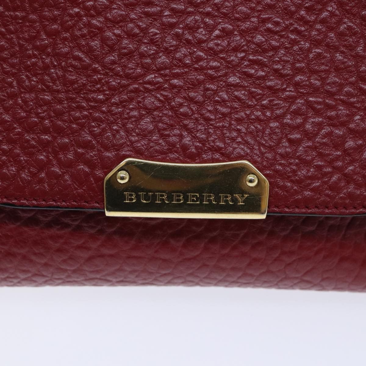 Burberry Red Leather Shoulder Bag (Pre-Owned) Size ONE SIZE - 11 Thumbnail