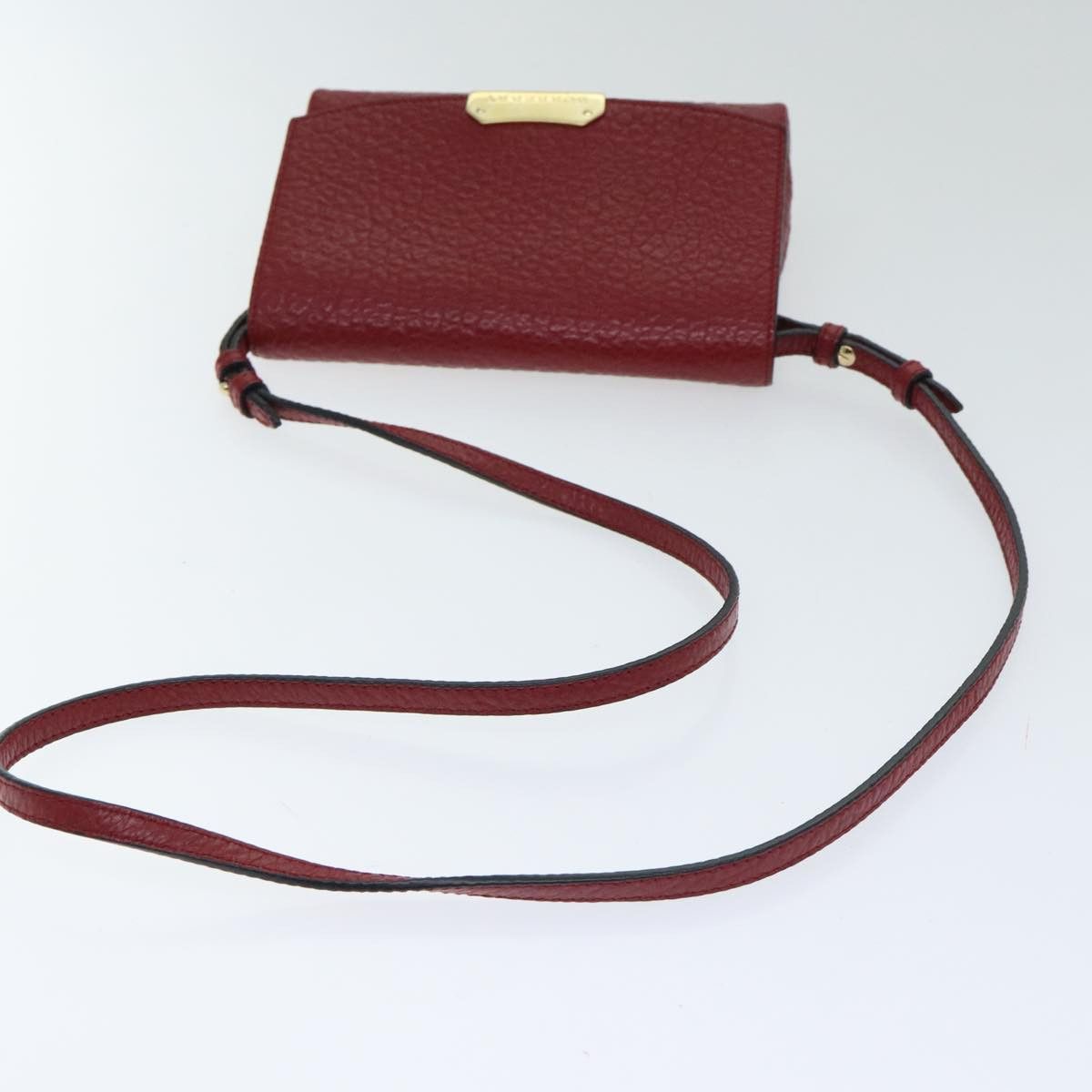 Burberry Red Leather Shoulder Bag (Pre-Owned) Size ONE SIZE - 5 Thumbnail