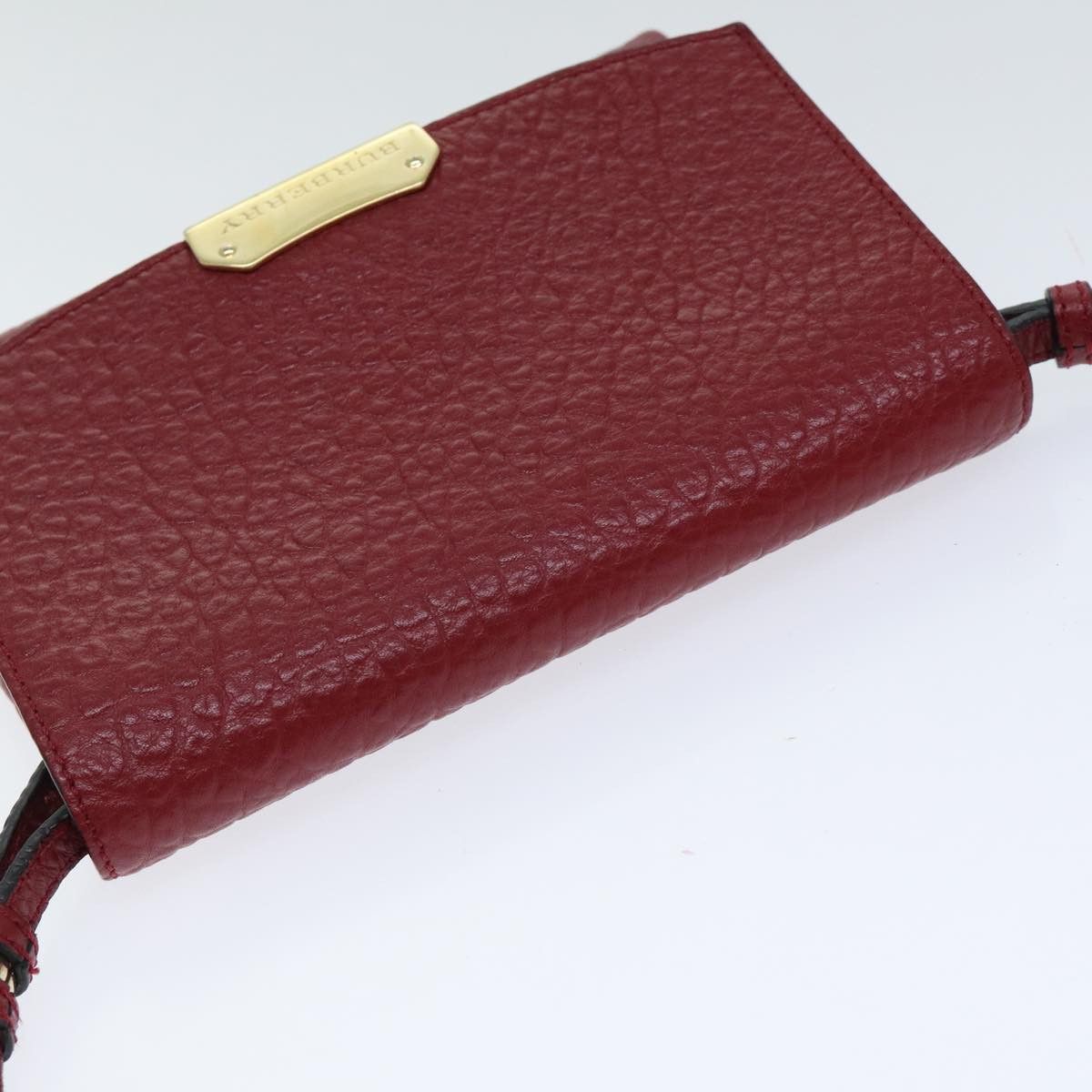 Burberry Red Leather Shoulder Bag (Pre-Owned) Size ONE SIZE - 16 Thumbnail