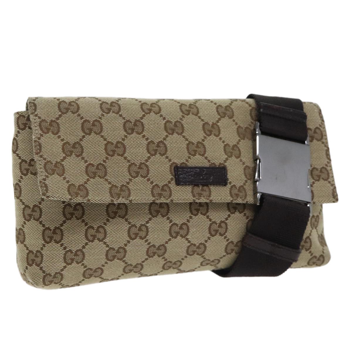 Gucci Beige Canvas Shoulder Bag (Pre-Owned) Size ONE SIZE - 16 Thumbnail