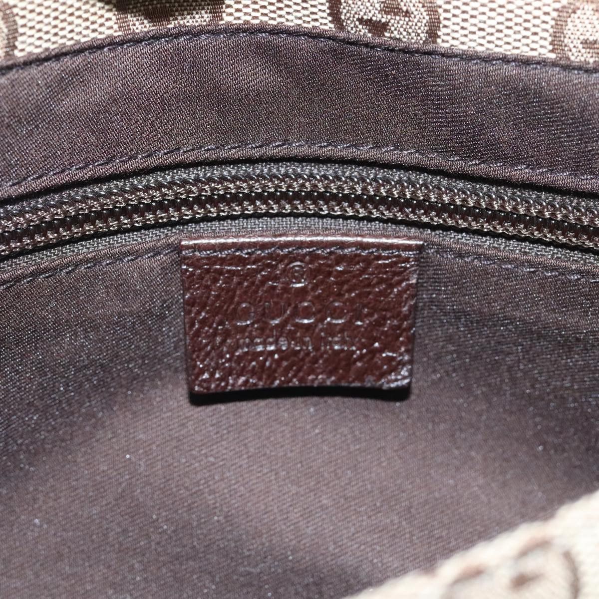 Gucci Beige Canvas Shoulder Bag (Pre-Owned) Size ONE SIZE - 13 Thumbnail
