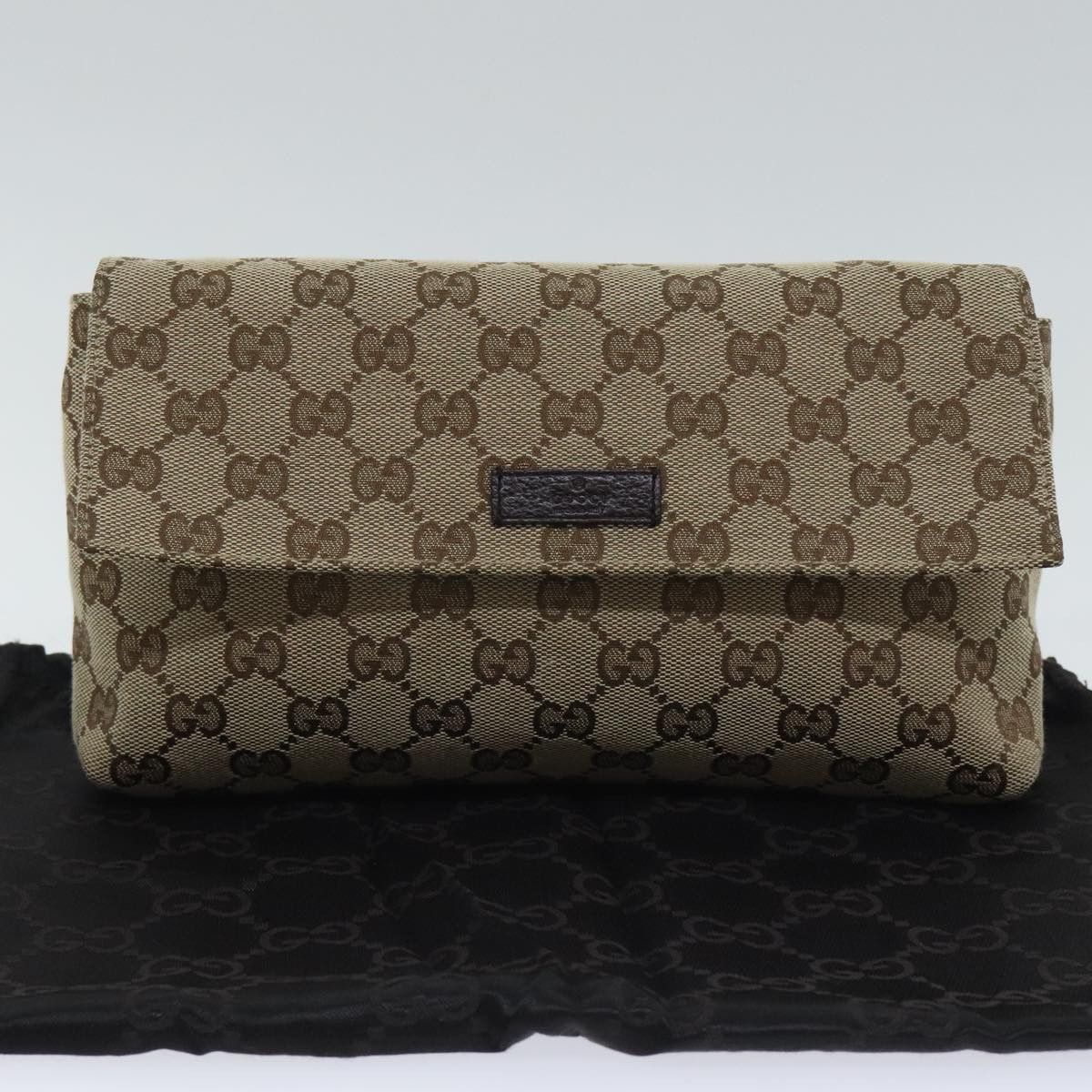 Gucci Beige Canvas Shoulder Bag (Pre-Owned) Size ONE SIZE - 14 Thumbnail