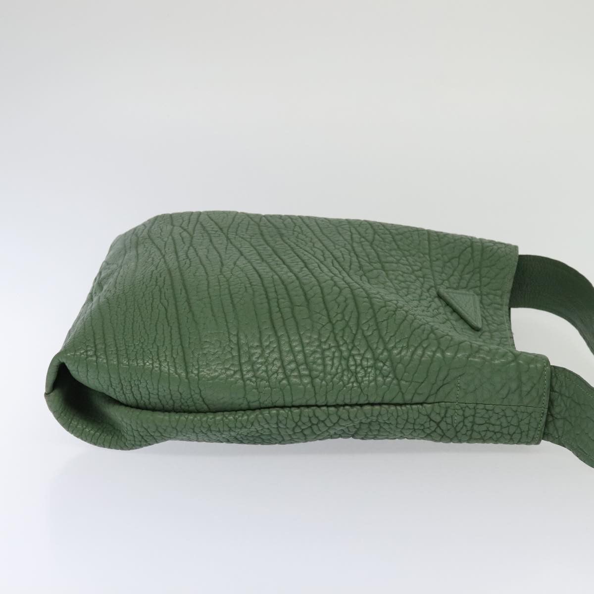 Prada Green Leather Shoulder Bag (Pre-Owned) Size ONE SIZE - 3 Thumbnail