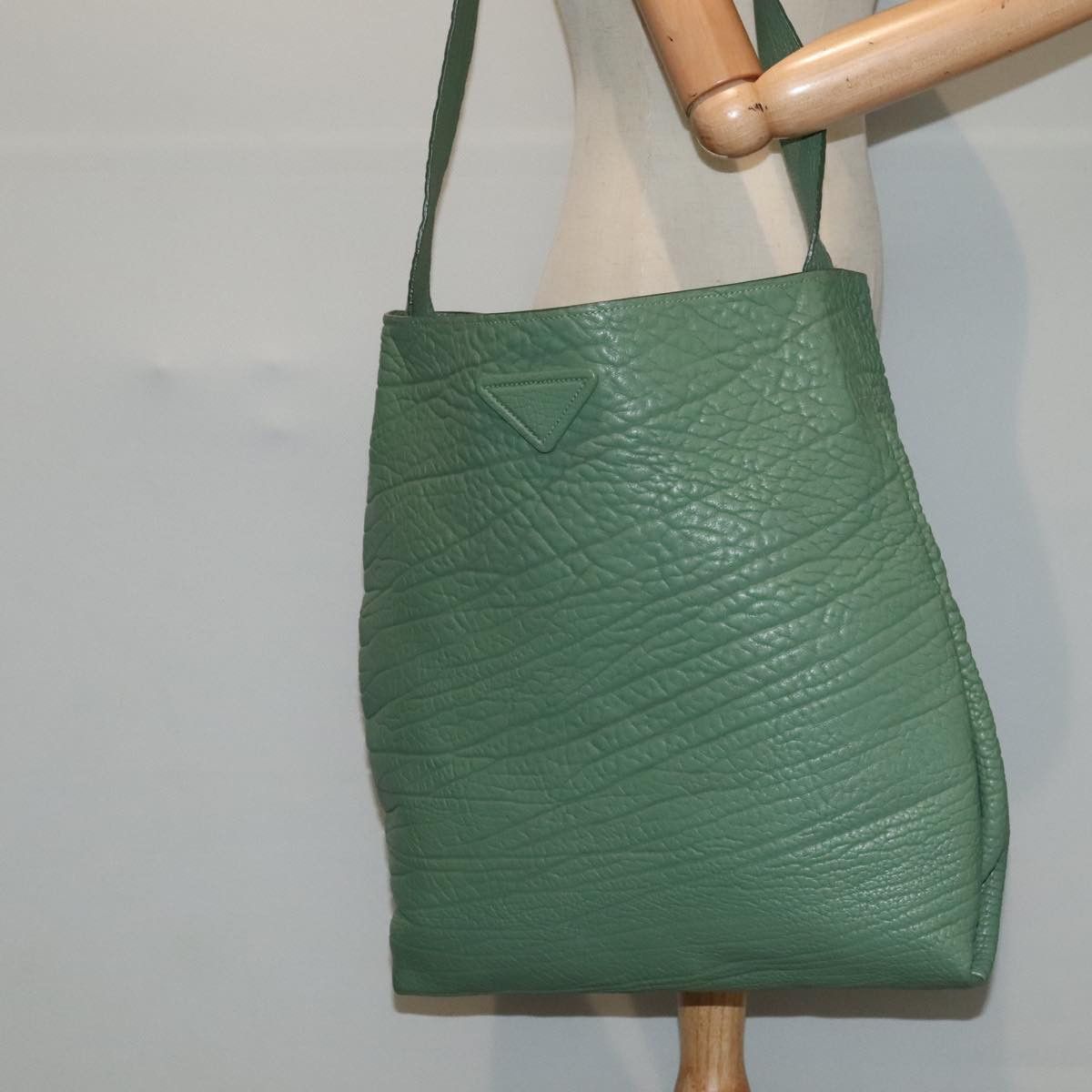 Prada Green Leather Shoulder Bag (Pre-Owned) Size ONE SIZE - 15 Thumbnail