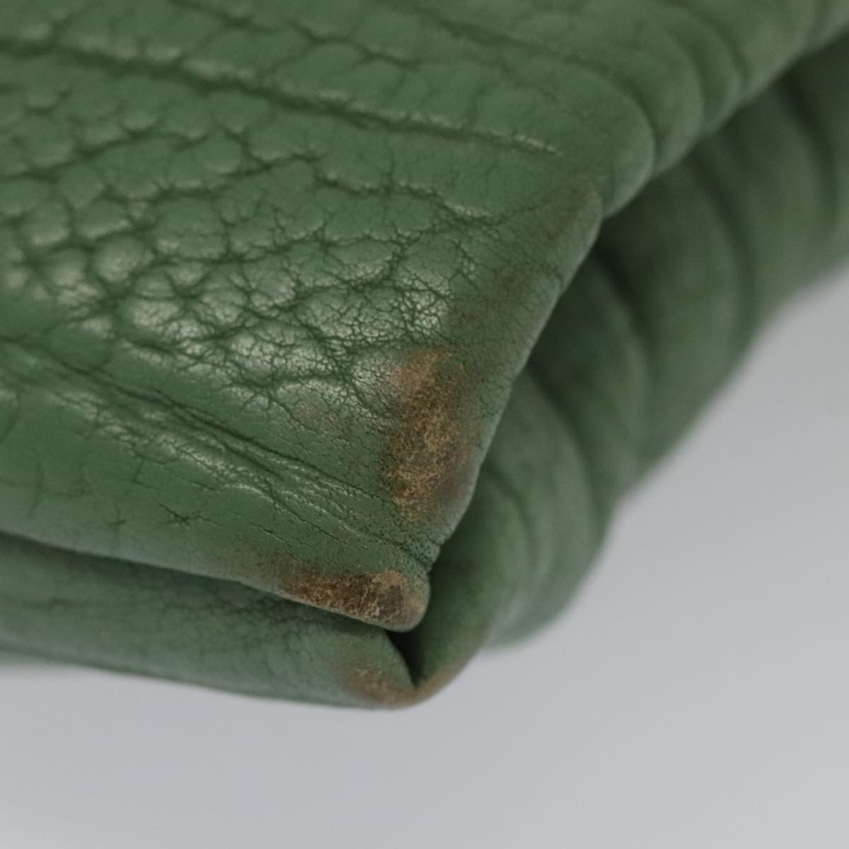 Prada Green Leather Shoulder Bag (Pre-Owned) Size ONE SIZE - 10 Thumbnail