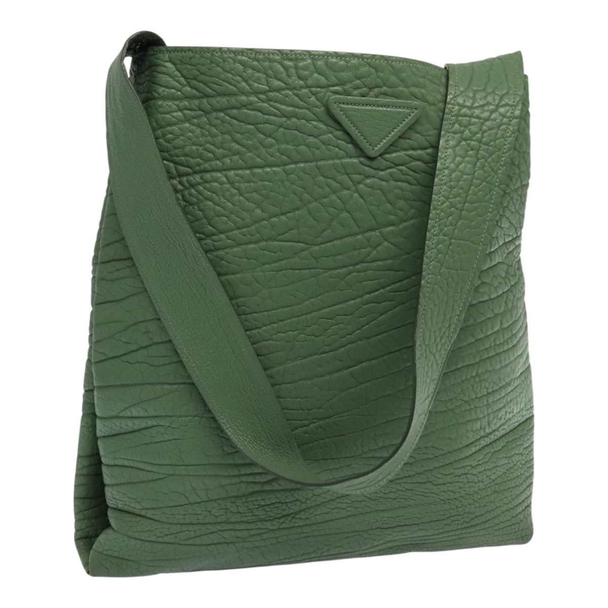 Prada Green Leather Shoulder Bag (Pre-Owned) Size ONE SIZE - 17 Thumbnail