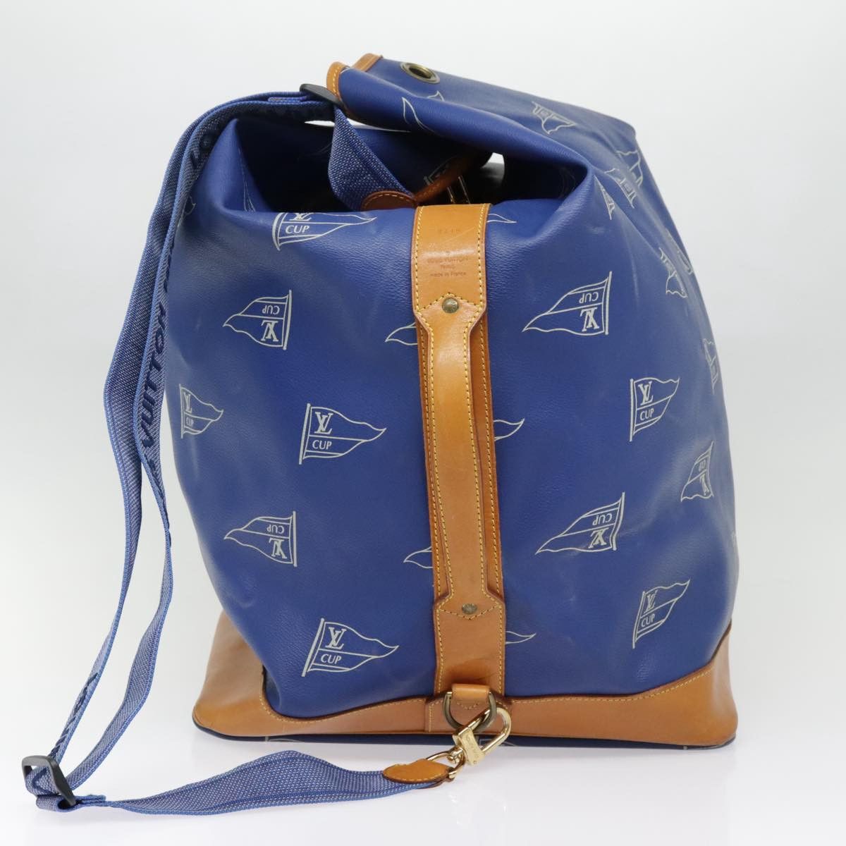 Louis Vuitton Cup Tasman Blue Canvas Shoulder Bag (Pre-Owned) Size ONE SIZE - 4 Thumbnail