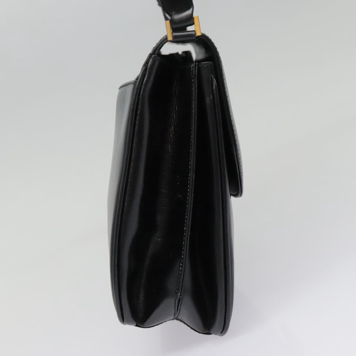 Gucci Black Leather Shoulder Bag (Pre-Owned) Size ONE SIZE - 4 Thumbnail