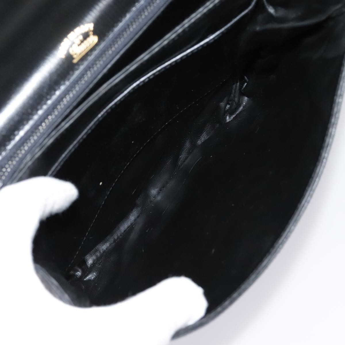 Gucci Black Leather Shoulder Bag (Pre-Owned) Size ONE SIZE - 10 Thumbnail