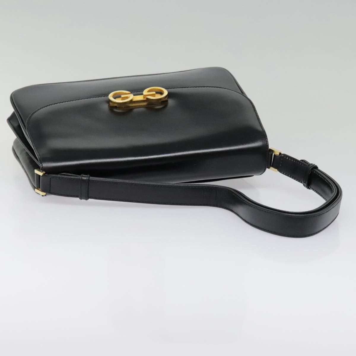 Gucci Black Leather Shoulder Bag (Pre-Owned) Size ONE SIZE - 5 Thumbnail