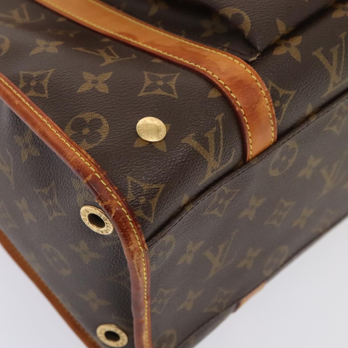 Louis Vuitton Baxter Brown Canvas Shoulder Bag (Pre-Owned) Size ONE SIZE - 7 Thumbnail