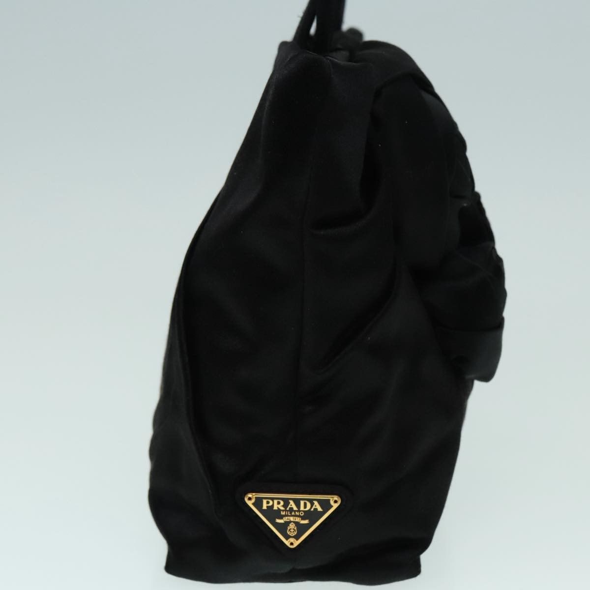 Prada Black Cloth Handbag (Pre-Owned) Size ONE SIZE - 13 Thumbnail
