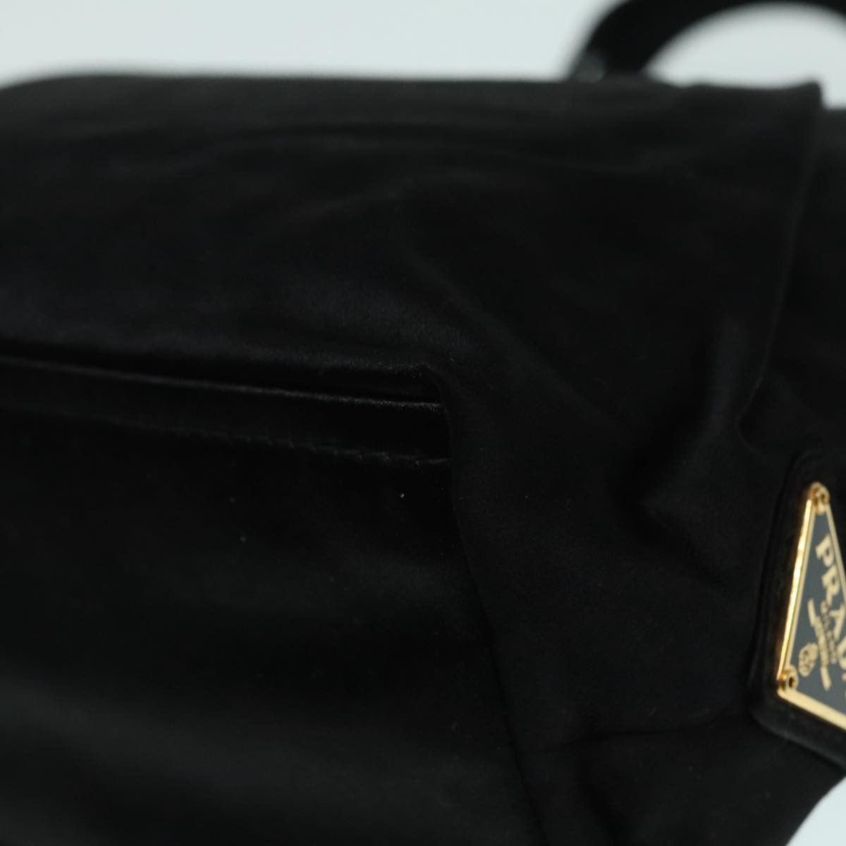 Prada Black Cloth Handbag (Pre-Owned) Size ONE SIZE - 19 Thumbnail