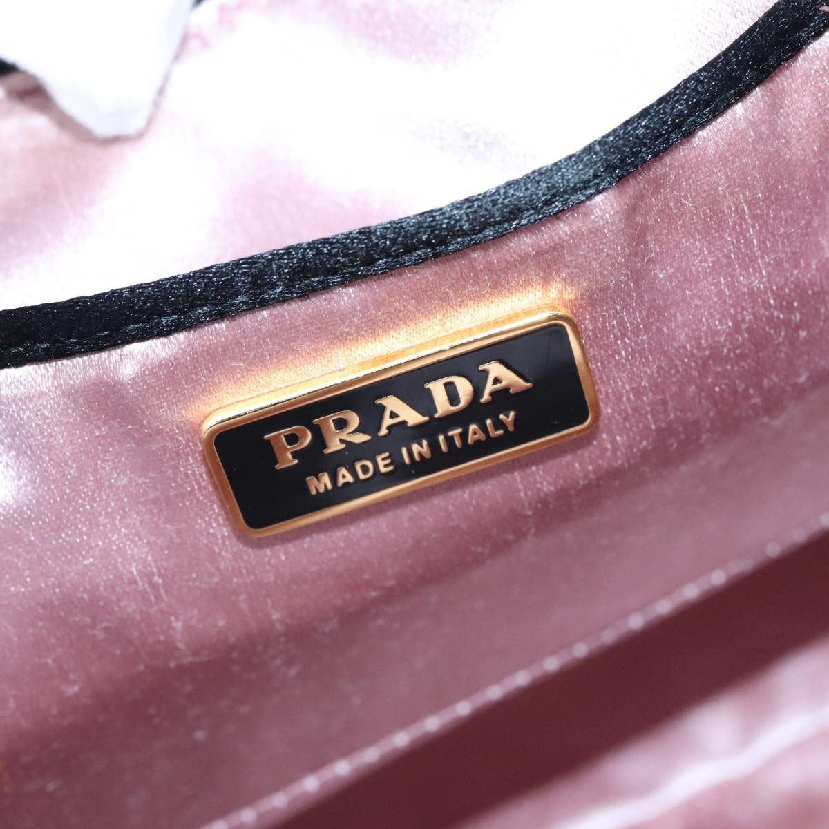 Prada Black Cloth Handbag (Pre-Owned) Size ONE SIZE - 8 Thumbnail