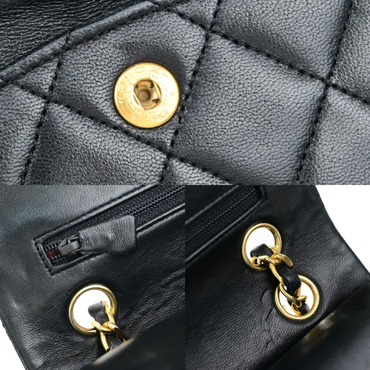 Chanel Timeless Black Leather Shoulder Bag (Pre-Owned) Size ONE SIZE - 16 Thumbnail