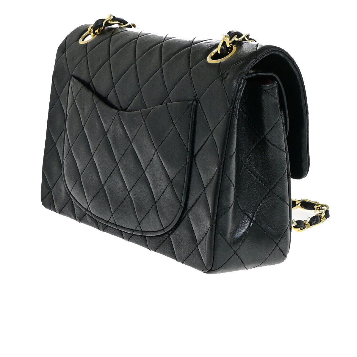 Chanel Timeless Black Leather Shoulder Bag (Pre-Owned) Size ONE SIZE - 4 Thumbnail