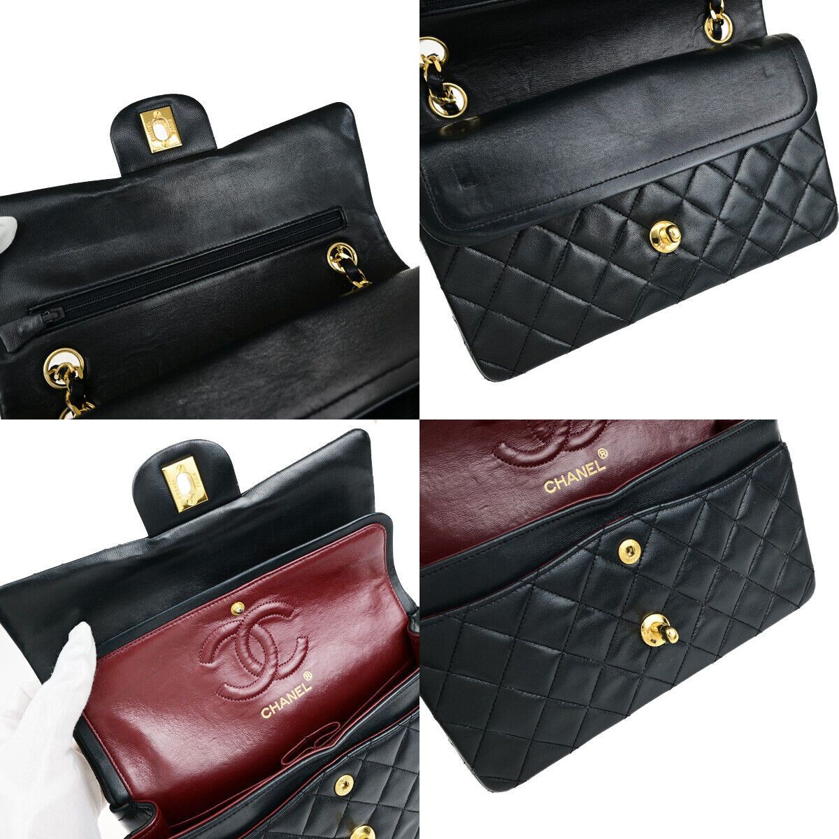 Chanel Timeless Black Leather Shoulder Bag (Pre-Owned) Size ONE SIZE - 18 Thumbnail