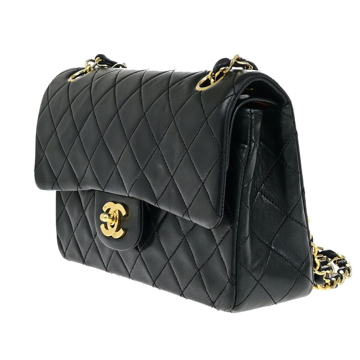 Chanel Timeless Black Leather Shoulder Bag (Pre-Owned) Size ONE SIZE - 3 Thumbnail
