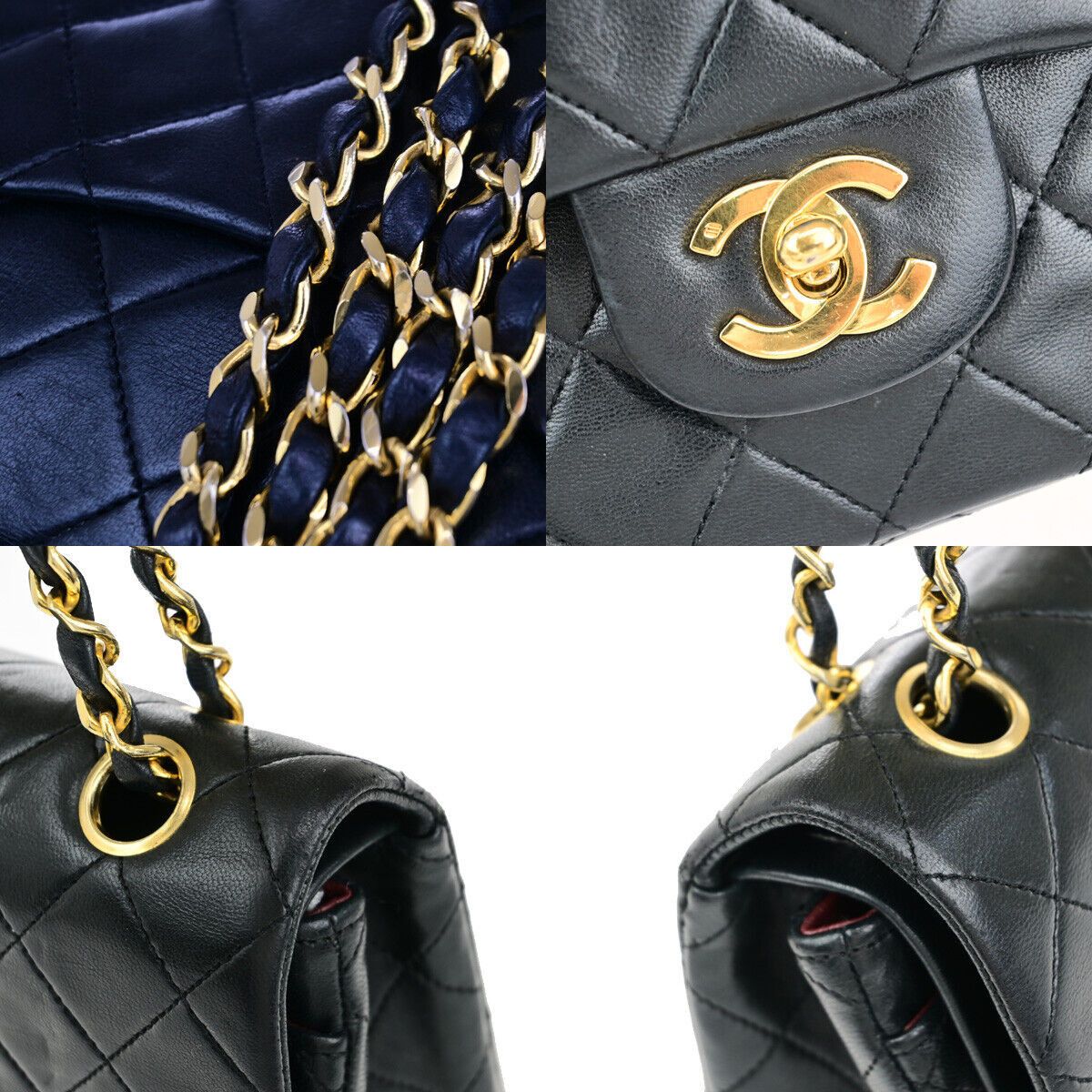 Chanel Timeless Black Leather Shoulder Bag (Pre-Owned) Size ONE SIZE - 7 Thumbnail