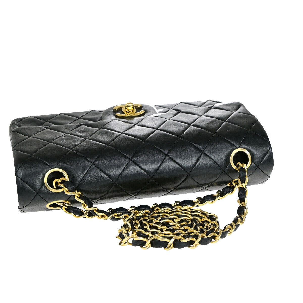 Chanel Timeless Black Leather Shoulder Bag (Pre-Owned) Size ONE SIZE - 5 Thumbnail