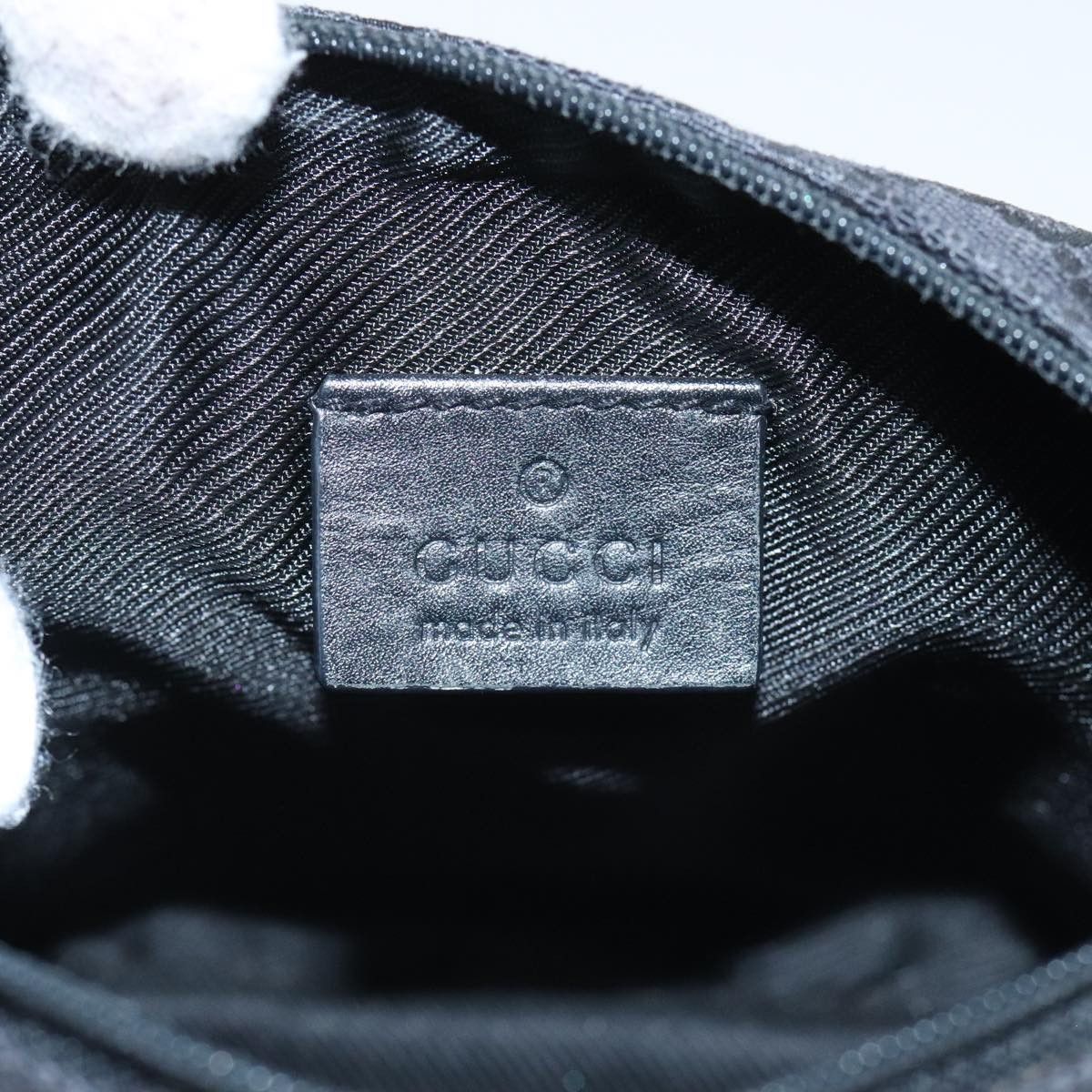 Gucci Gg Canvas Black Canvas Handbag (Pre-Owned) Size ONE SIZE - 13 Thumbnail