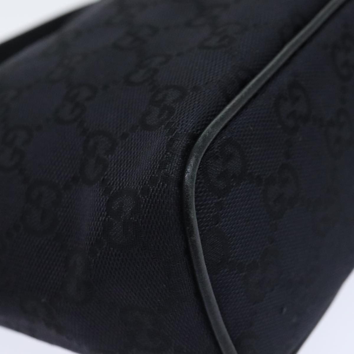 Gucci Gg Canvas Black Canvas Handbag (Pre-Owned) Size ONE SIZE - 7 Thumbnail