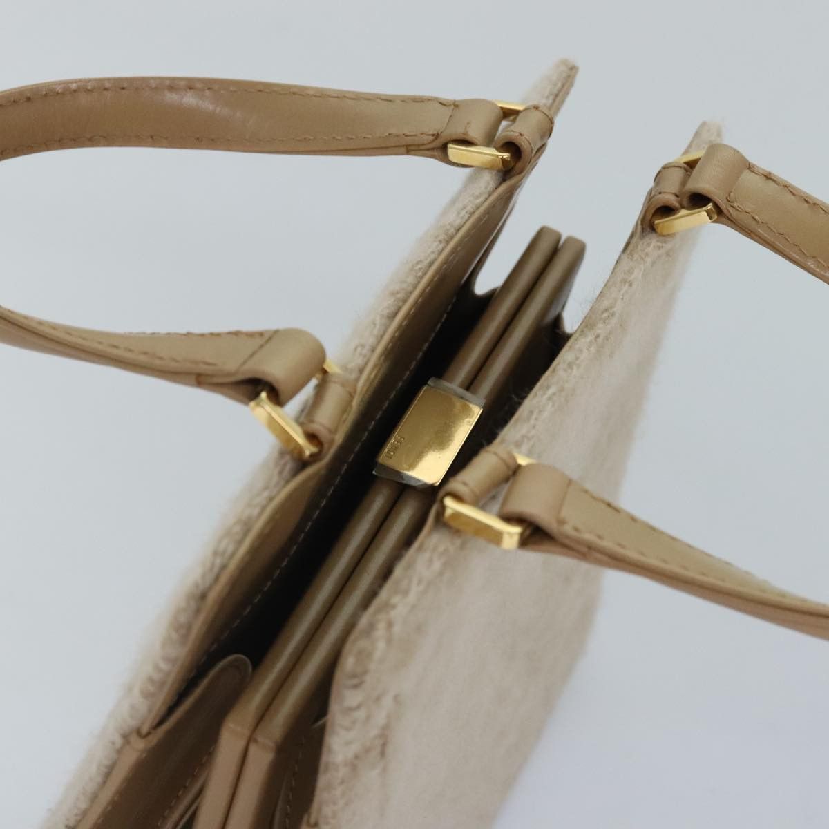 Fendi Beige Canvas Handbag (Pre-Owned) Size ONE SIZE - 14 Thumbnail