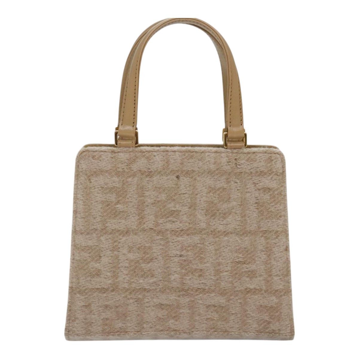 Fendi Beige Canvas Handbag (Pre-Owned) Size ONE SIZE - 17 Thumbnail