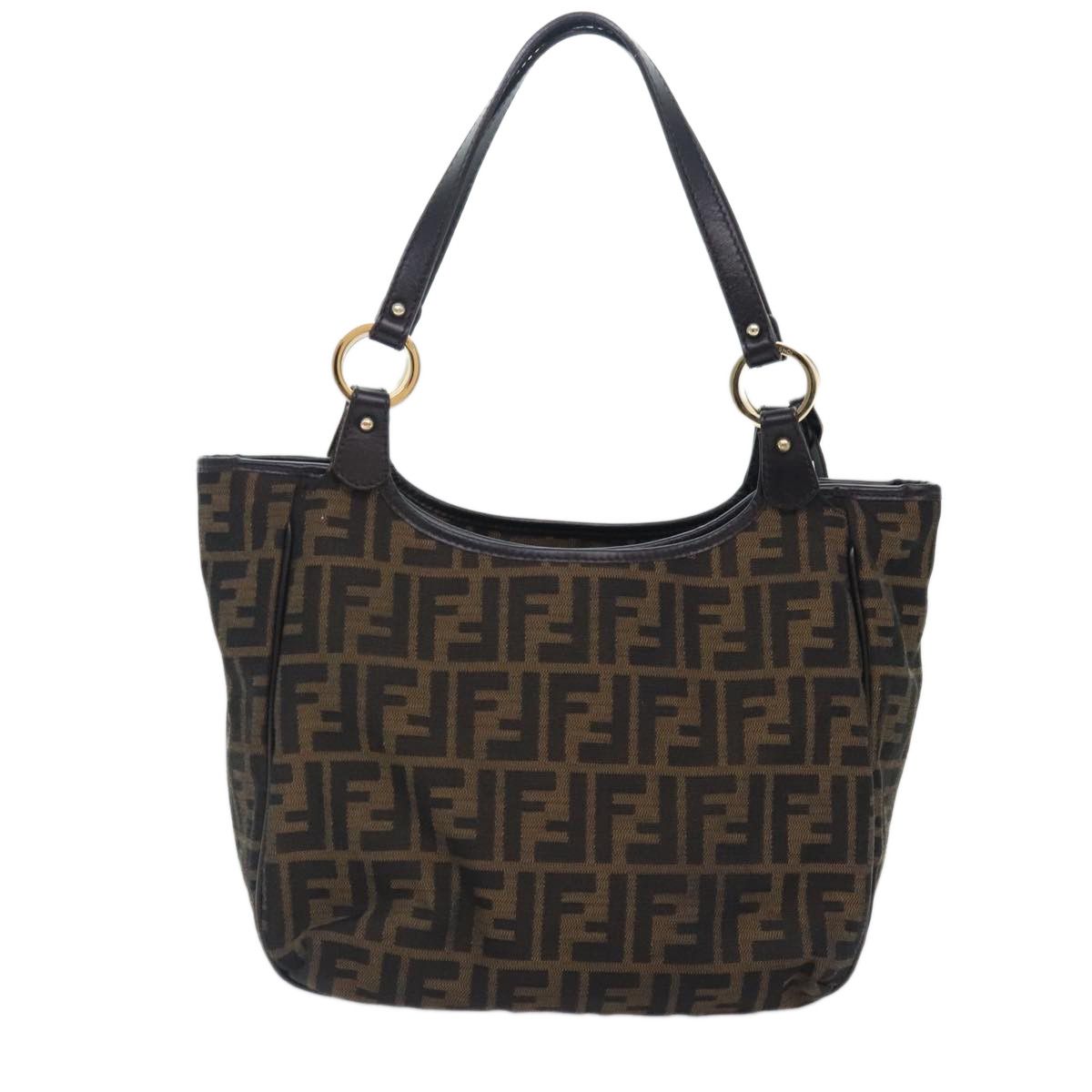 Fendi Brown Canvas Tote Bag (Pre-Owned) Size ONE SIZE - 2 Thumbnail