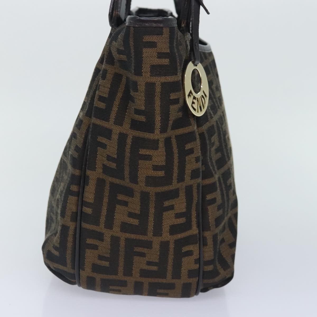 Fendi Brown Canvas Tote Bag (Pre-Owned) Size ONE SIZE - 3 Thumbnail