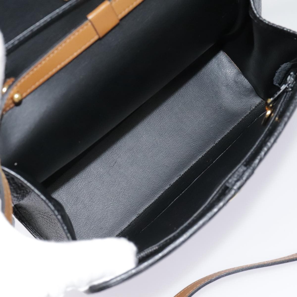 Dior Black Leather Handbag (Pre-Owned) Size ONE SIZE - 10 Thumbnail