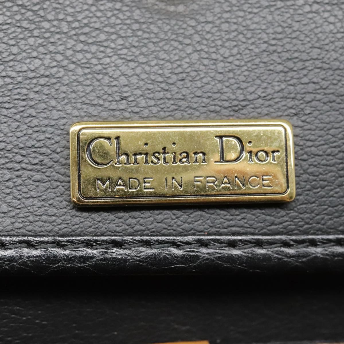 Dior Black Leather Handbag (Pre-Owned) Size ONE SIZE - 11 Thumbnail