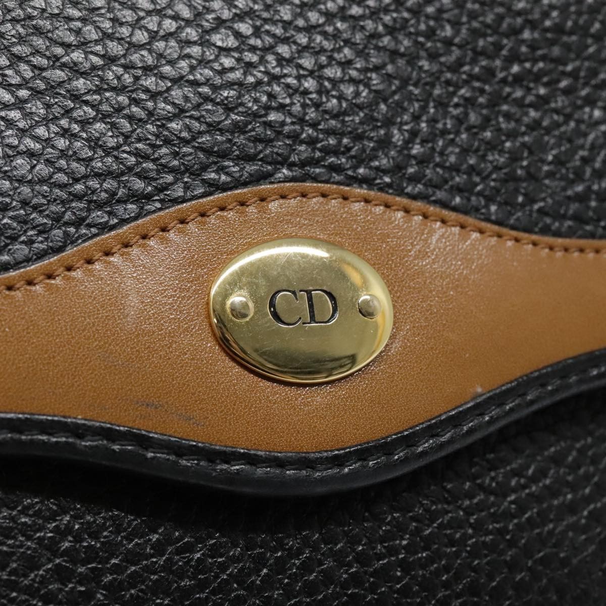 Dior Black Leather Handbag (Pre-Owned) Size ONE SIZE - 18 Thumbnail