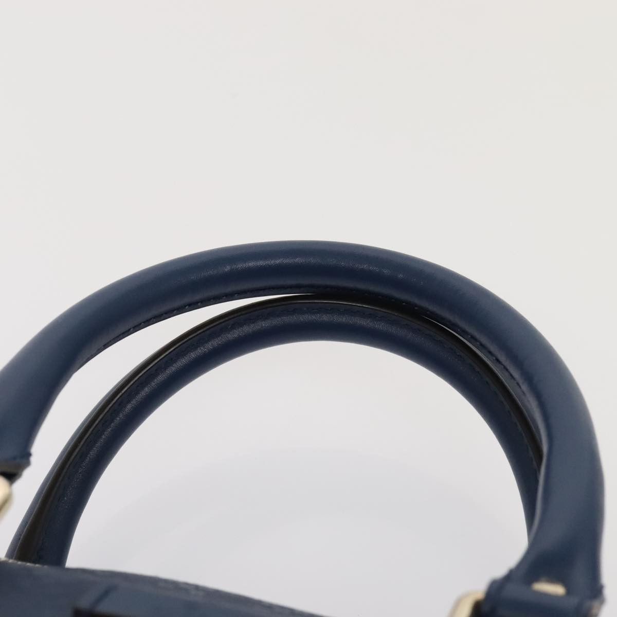 Gucci Diamante Navy Leather Briefcase Bag (Pre-Owned) Size ONE SIZE - 4 Thumbnail