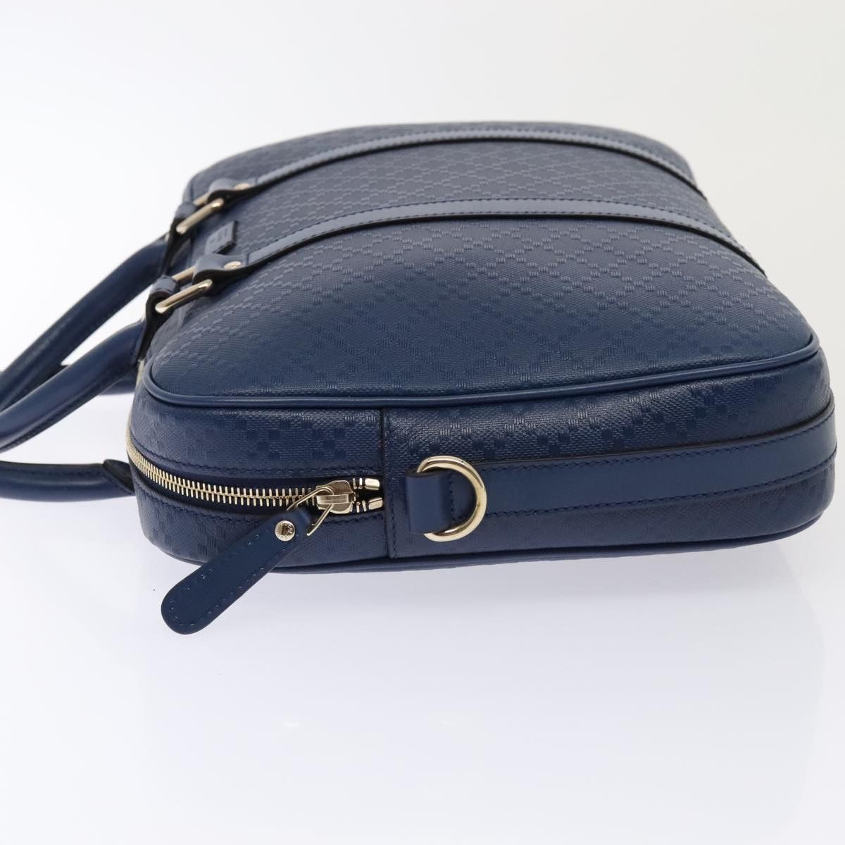 Gucci Diamante Navy Leather Briefcase Bag (Pre-Owned) Size ONE SIZE - 13 Thumbnail