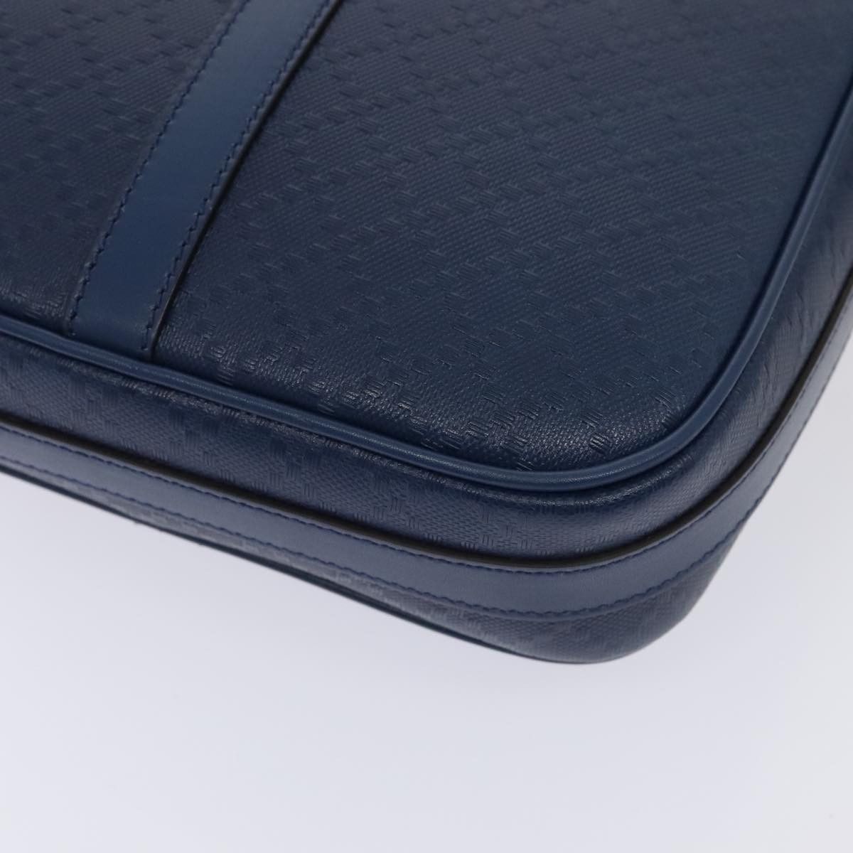 Gucci Diamante Navy Leather Briefcase Bag (Pre-Owned) Size ONE SIZE - 5 Thumbnail