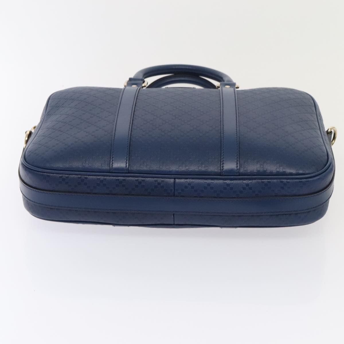 Gucci Diamante Navy Leather Briefcase Bag (Pre-Owned) Size ONE SIZE - 16 Thumbnail