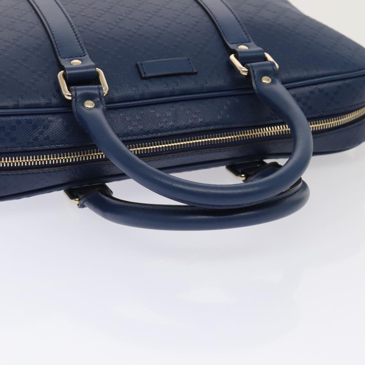 Gucci Diamante Navy Leather Briefcase Bag (Pre-Owned) Size ONE SIZE - 15 Thumbnail