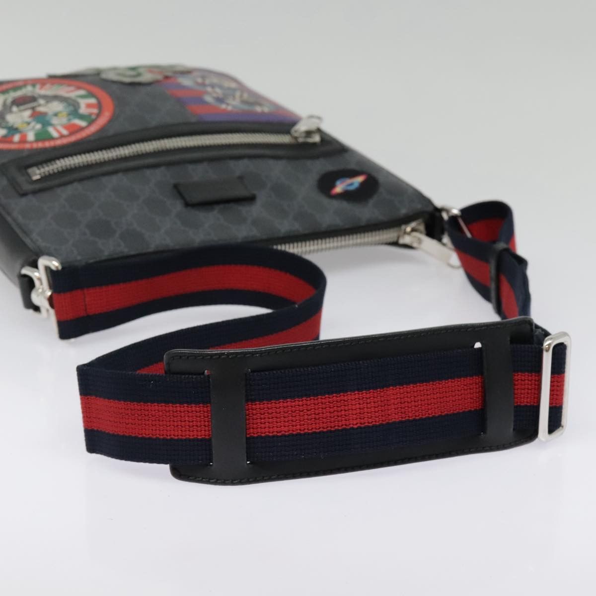 Gucci Jackie Black Canvas Shoulder Bag (Pre-Owned) Size ONE SIZE - 5 Thumbnail
