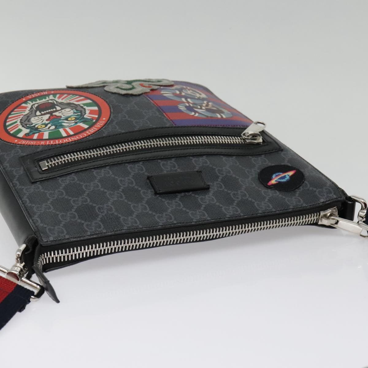 Gucci Jackie Black Canvas Shoulder Bag (Pre-Owned) Size ONE SIZE - 10 Thumbnail