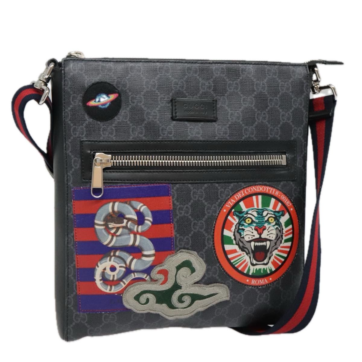 Gucci Jackie Black Canvas Shoulder Bag (Pre-Owned) Size ONE SIZE - 19 Thumbnail