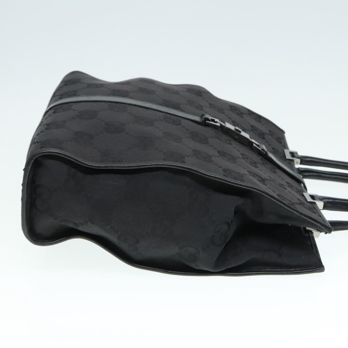 Gucci Jackie Black Canvas Handbag (Pre-Owned) Size ONE SIZE - 3 Thumbnail